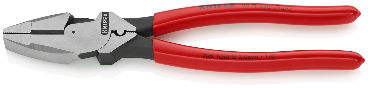 Knipex High Leverage Lineman's Pliers 9.5" 09 11 240 Knipex