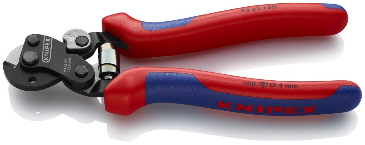 Knipex High Strength Wire Rope Cutters 6 1/4" 95 62 160 Knipex