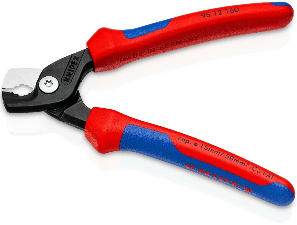Knipex Stepcut Cutting Edge Cable Shears 6 1/4" 95 12 160 Mr. Tools