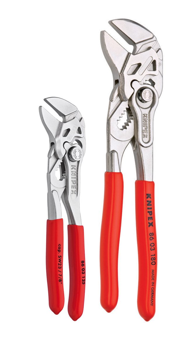 KNIPEX 2-Piece Compact Pliers Wrench Set Mini Tool Kit KNIPEX
