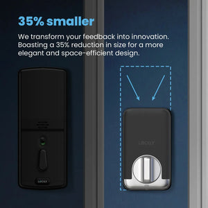 Lockly PGK7SWHKSN PIN Genie Pro Wi-Fi Smart Lock - Satin Nickel