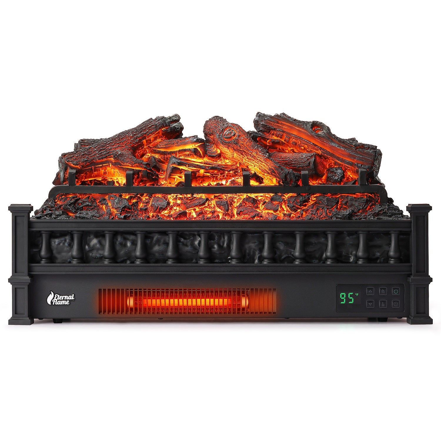 Eternal Flame EF26-LG Electric Fireplace Logs TURBRO