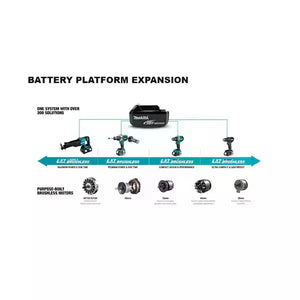 Makita 18V LXT Lithium-Ion 18-Gauge Cordless Brad Nailer Tool Only Makita