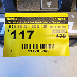 Makita DC18RD Rapid Optimum Charger