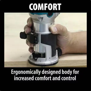 Makita 6.5 Amp Variable Speed Compact Router Fixed Base Makita