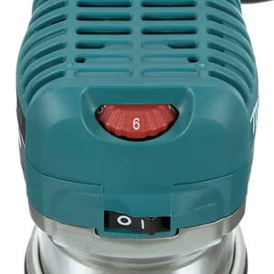 Makita 6.5 Amp Variable Speed Compact Router Fixed Base Makita
