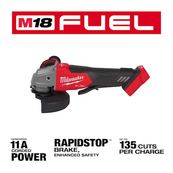 Milwaukee M18 FUEL 18V 4-1/2–5 in. Grinder Tool Only New