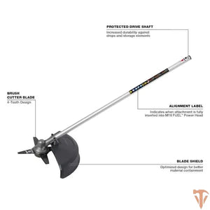 Milwaukee M18 FUEL QUIK-LOK Brush Cutter Attachment – Open Box Milwaukee