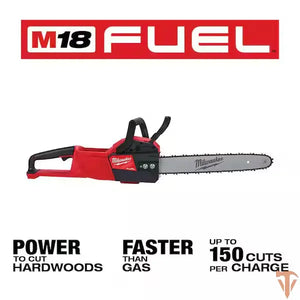 Milwaukee M18 FUEL 16 in. 18V Lithium-Ion Brushless Battery Chainsaw Milwaukee