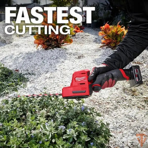 Milwaukee M12 FUEL 12V Brushless 8 in. Cordless Hedge Trimmer Kit – Battery & Charger – Open Box Milwaukee