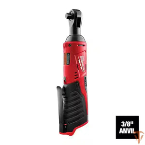 Milwaukee M12 12V Lithium-Ion Cordless 3/8 in. Ratchet (Tool-Only) Milwaukee