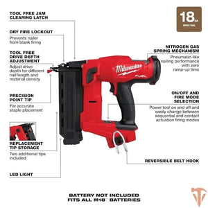 Milwaukee M18 FUEL 18-Gauge Brad Nailer Tool Only Open Box Milwaukee