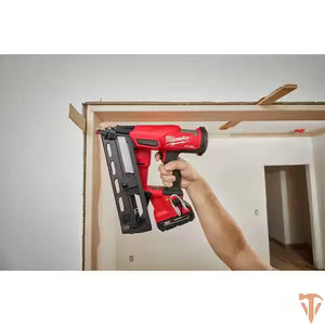 Milwaukee M18 FUEL 16-Gauge Angled Finish Nailer Tool Only Milwaukee