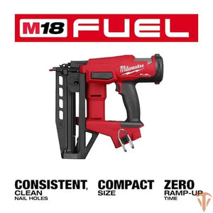 Milwaukee M18 FUEL 16-Gauge Straight Finish Nailer Tool Only Milwaukee