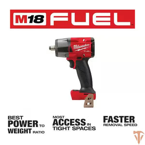 Milwaukee M18 FUEL Gen-2 1/2 in. Mid Torque Impact Wrench – Tool Only Milwaukee