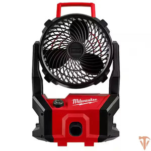 Milwaukee M18 Brushless Cordless PACKOUT Jobsite Fan – Portable Jobsite Cooling (Tool Only, Open Box) Milwaukee