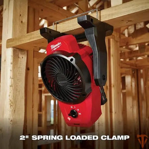 Milwaukee M12 12V Cordless Jobsite Fan – Tool Only – Open Box Milwaukee