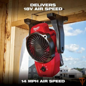 Milwaukee M12 12V Cordless Jobsite Fan – Tool Only – Open Box Milwaukee