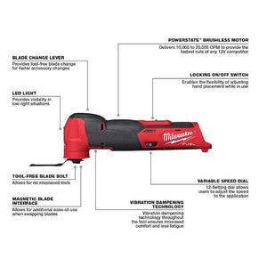 Milwaukee M12 oscillating multi tool