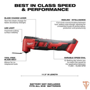 Milwaukee M18 18V Cordless Oscillating Multi-Tool – Pro-Grade Versatility (Tool Only, Open Box) Milwaukee