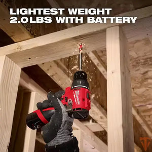 Milwaukee M12 12V Lithium-Ion Subcompact Brushless Cordless 3/8 in. Drill Driver (Tool-Only) Milwaukee