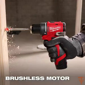 Milwaukee M12 12V Lithium-Ion Brushless Subcompact Drill Driver Kit – Open Box | SKU 1013581480 Milwaukee