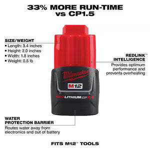 Milwaukee M12 12-Volt Lithium-Ion 2.0 Ah Compact B #condition_open-box