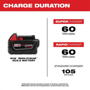 Milwaukee cordless tool battery starter kit model 48-59-1850