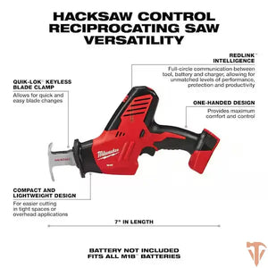Milwaukee M18 18V Lithium-Ion Cordless HACKZALL Reciprocating Saw Milwaukee