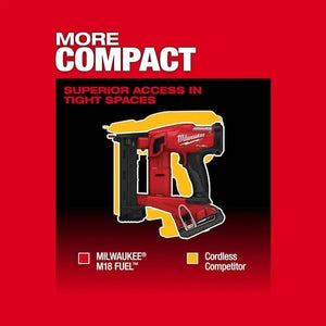 Milwaukee Milwaukee M18 FUEL 18V 18-Gauge 1/4 in. Narrow Crown Stapler – Pro Fastening (Tool Only, Open Box) Milwaukee