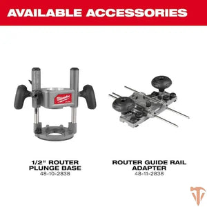 Milwaukee M18 FUEL 18V Brushless Cordless 1/2 in. Router – Tool Only – Open Box Milwaukee