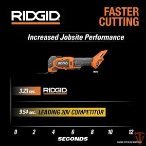 RIDGID 18V Brushless Cordless Multi-Tool – Tool Only – Open Box ridgid