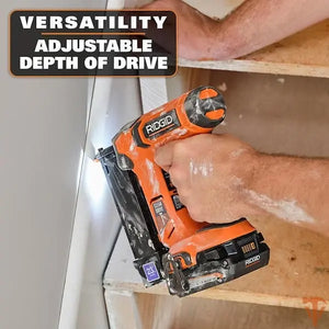 RIDGID 18V Cordless 23-Gauge 1-3/8 in. Headless Pin Nailer – Tool Only – Open Box ridgid