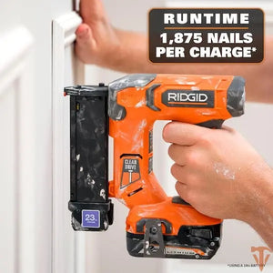 RIDGID 18V Cordless 23-Gauge 1-3/8 in. Headless Pin Nailer – Tool Only – Open Box ridgid