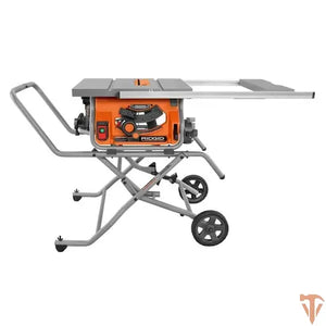 RIDGID 15 Amp 10 in. Portable Corded Pro Jobsite Table Saw with Stand – Open Box | SKU 1004372760 ridgid