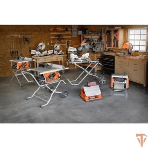 RIDGID 15 Amp 10 in. Portable Corded Pro Jobsite Table Saw with Stand – Open Box | SKU 1004372760 ridgid