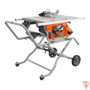 RIDGID 15 Amp 10 in. Portable Corded Pro Jobsite Table Saw with Stand – Open Box | SKU 1004372760 ridgid