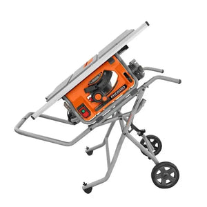 RIDGID 15 Amp 10 in. Portable Corded Pro Jobsite Table Saw with Stand – Open Box | SKU 1004372760 ridgid