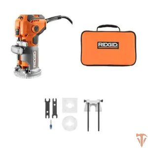 RIDGID 5.5 Amp Corded Fixed-Base Router – Smooth, Controlled Routing ridgid