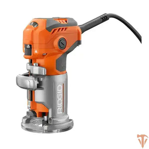 RIDGID 5.5 Amp Corded Fixed-Base Router – Smooth, Controlled Routing ridgid
