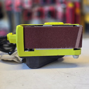 Ryobi BE319 6 Amp Corded 3 in.W x 18 in.L Portable Belt Sander - Used | #condition_used
