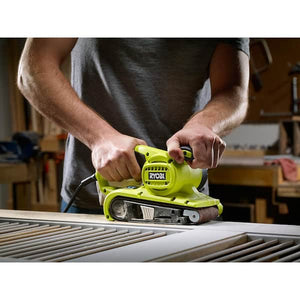 RYOBI BE319 RYOBI BE319 6 Amp Corded 3 in. x 18 in. Portable Belt Sander - Used | #condition_used