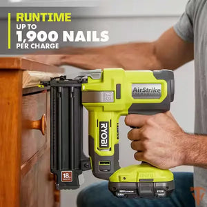 RYOBI ONE+ 18V 18-Gauge Cordless AirStrike Brad Nailer RYOBI