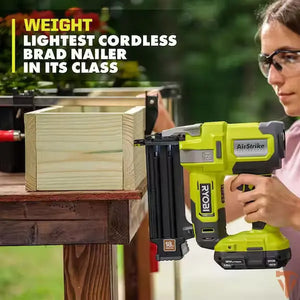 RYOBI ONE+ 18V 18-Gauge Cordless AirStrike Brad Nailer RYOBI