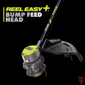 RYOBI ONE+ HP 18V Brushless Whisper Series 15 in. Cordless Battery String Trimmer (Tool Only) RYOBI