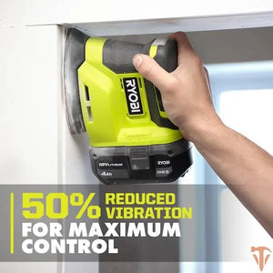 RYOBI ONE+ 18V Cordless Corner Cat Finish Sander – Precision Detail Sanding (Tool Only, Open Box) RYOBI