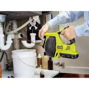 RYOBI ONE+ 18V Cordless Drain Auger Tool Only Open Box RYOBI