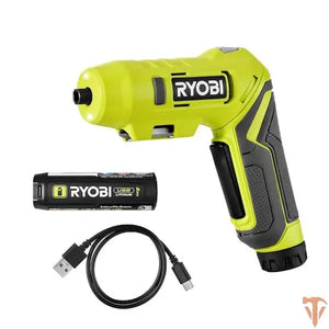 RYOBI USB Lithium Cordless Screwdriver Kit – Compact Precision with 2.0Ah Battery (Open Box) ryobi