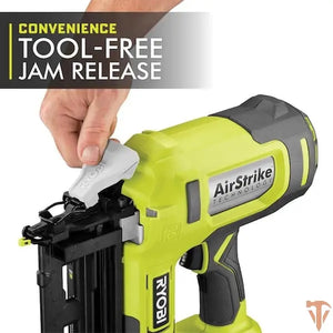 RYOBI ONE+ 18V AirStrike 16-Gauge Cordless Finish Nailer (Tool Only) – Open Box | SKU 1006108503 RYOBI