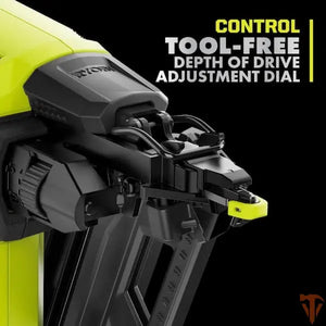 RYOBI ONE+ HP 18V Brushless 15-Gauge 34° Angled Finish Nailer – Pro Finish Power (Tool Only, Open Box) RYOBI